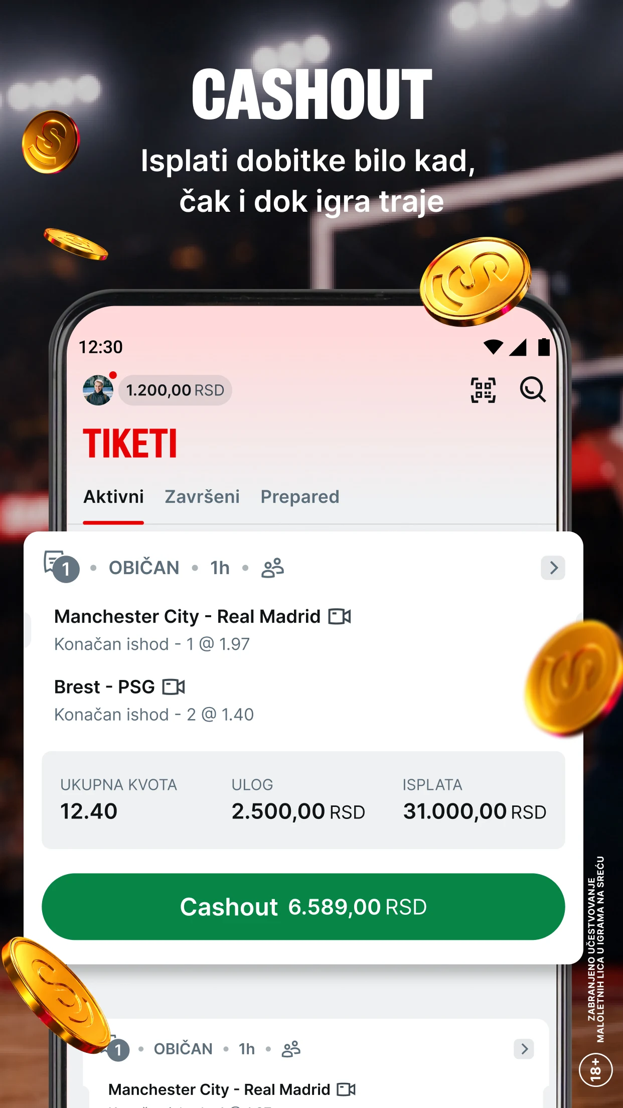 Superbet - Sportska kladionica screenshot